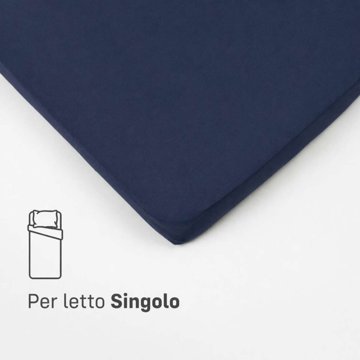 Immagine del prodotto Sotto con Angoli SINGOLO in Cotone Jersey Elasticizzato | Pietro Zanetti Home