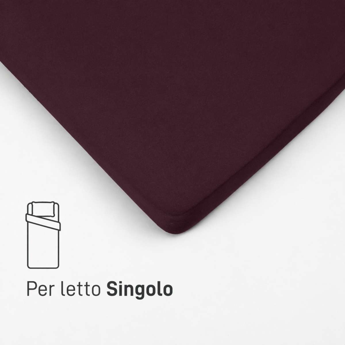 Immagine del prodotto Sotto con Angoli SINGOLO in Cotone Jersey Elasticizzato | Pietro Zanetti Home