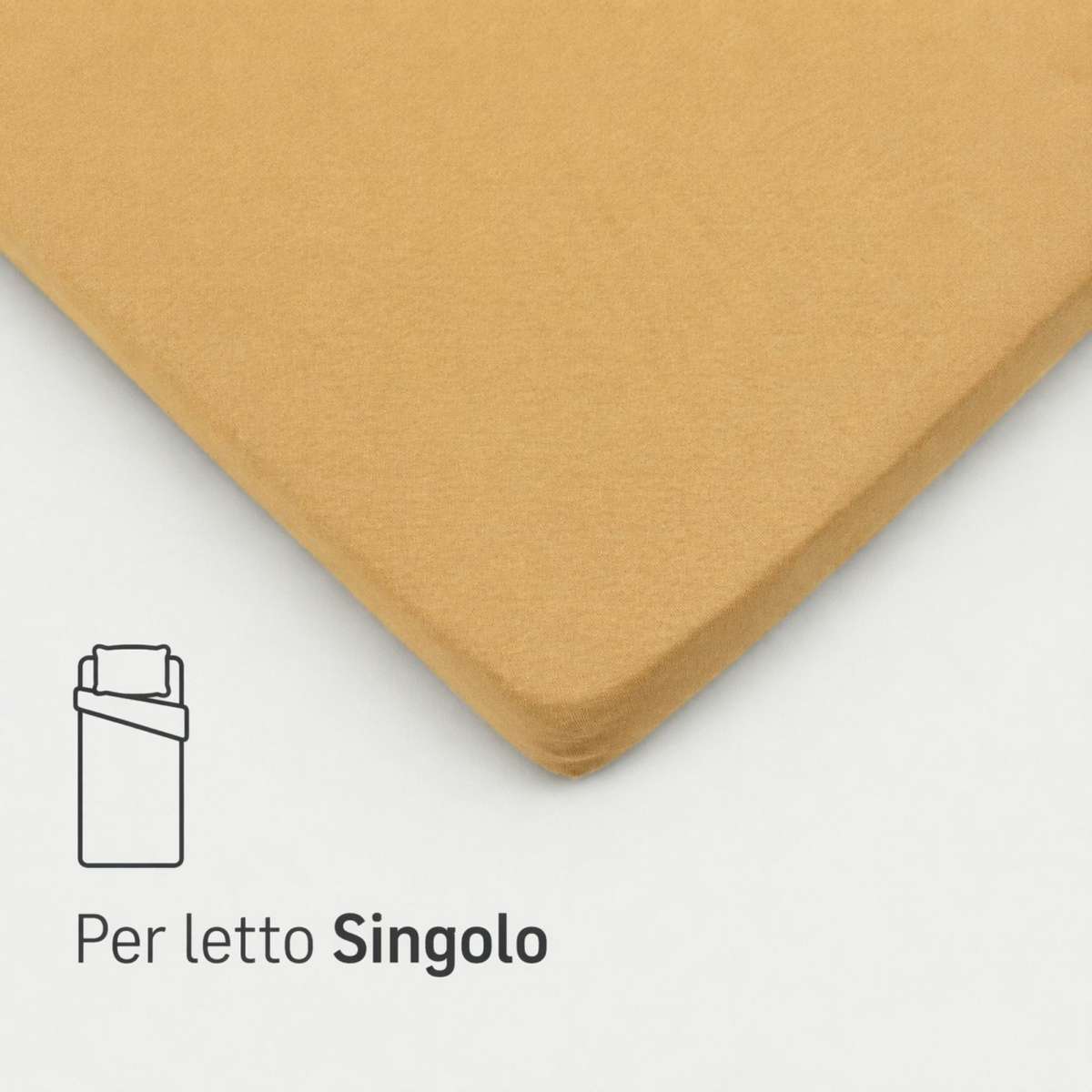 Immagine del prodotto Sotto con Angoli SINGOLO in Cotone Jersey Elasticizzato | Pietro Zanetti Home