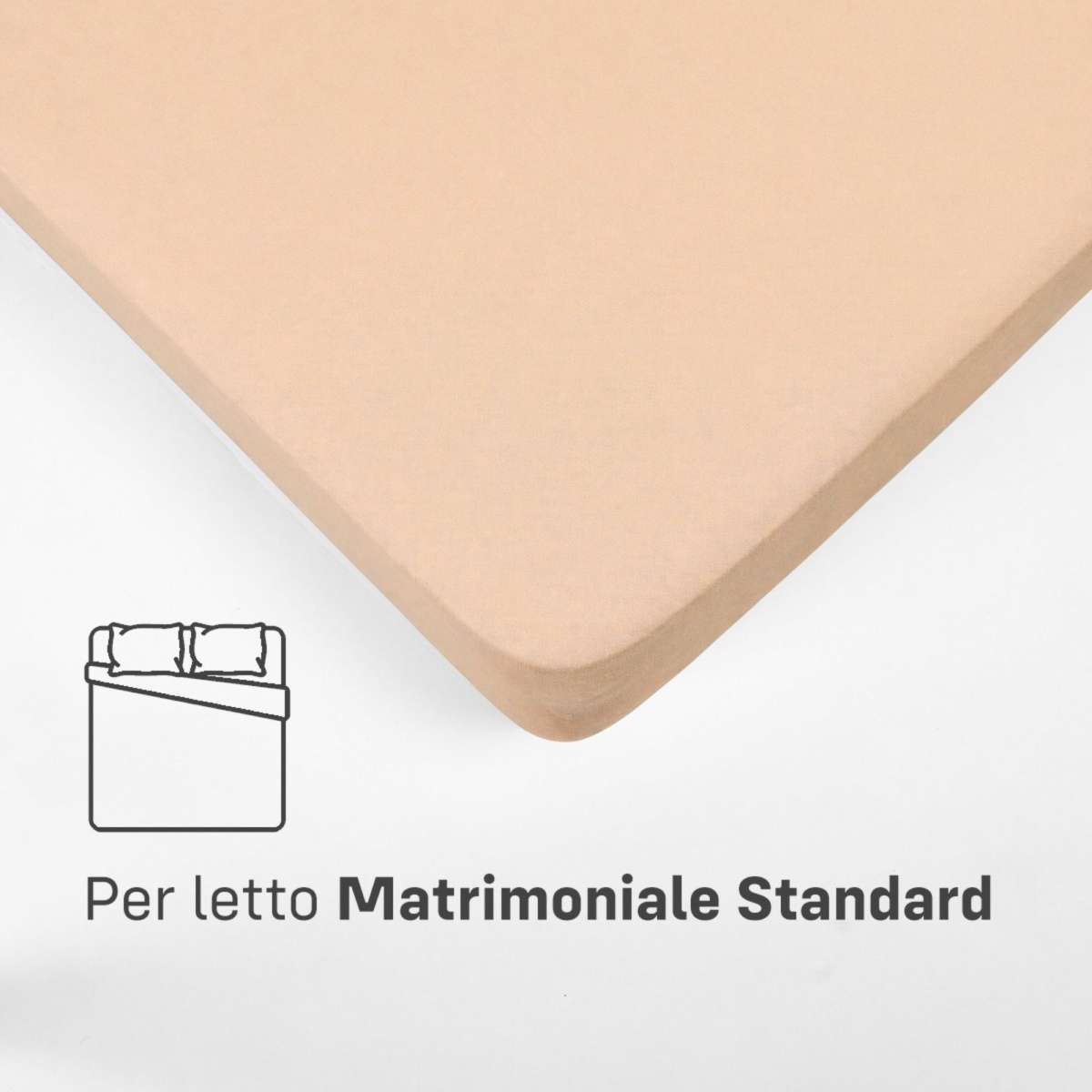 Immagine del prodotto Sotto con Angoli MATRIMONIALE STANDARD in Cotone Jersey Elasticizzato | Pietro Zanetti Home