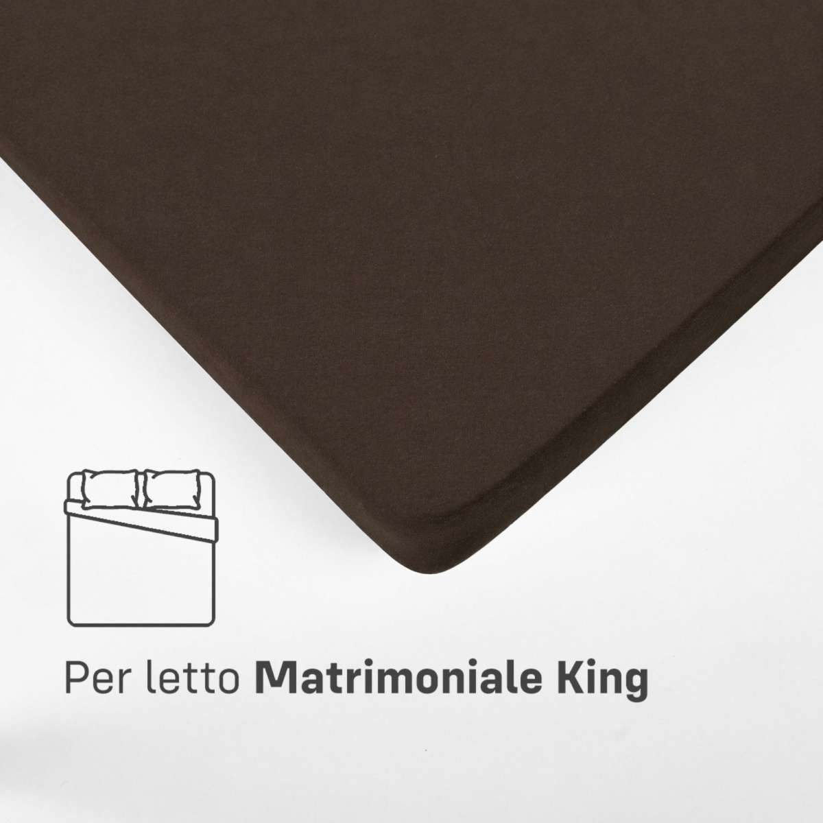 Immagine del prodotto Sotto con Angoli MATRIMONIALE KING in Cotone Jersey Elasticizzato | Pietro Zanetti Home