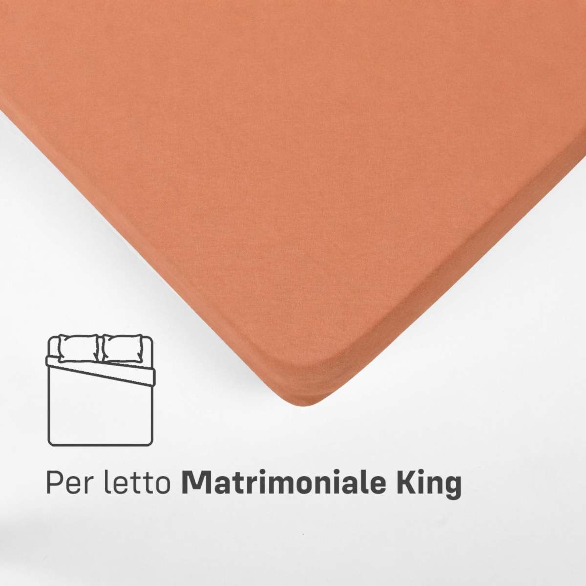 Immagine del prodotto Sotto con Angoli MATRIMONIALE KING in Cotone Jersey Elasticizzato | Pietro Zanetti Home