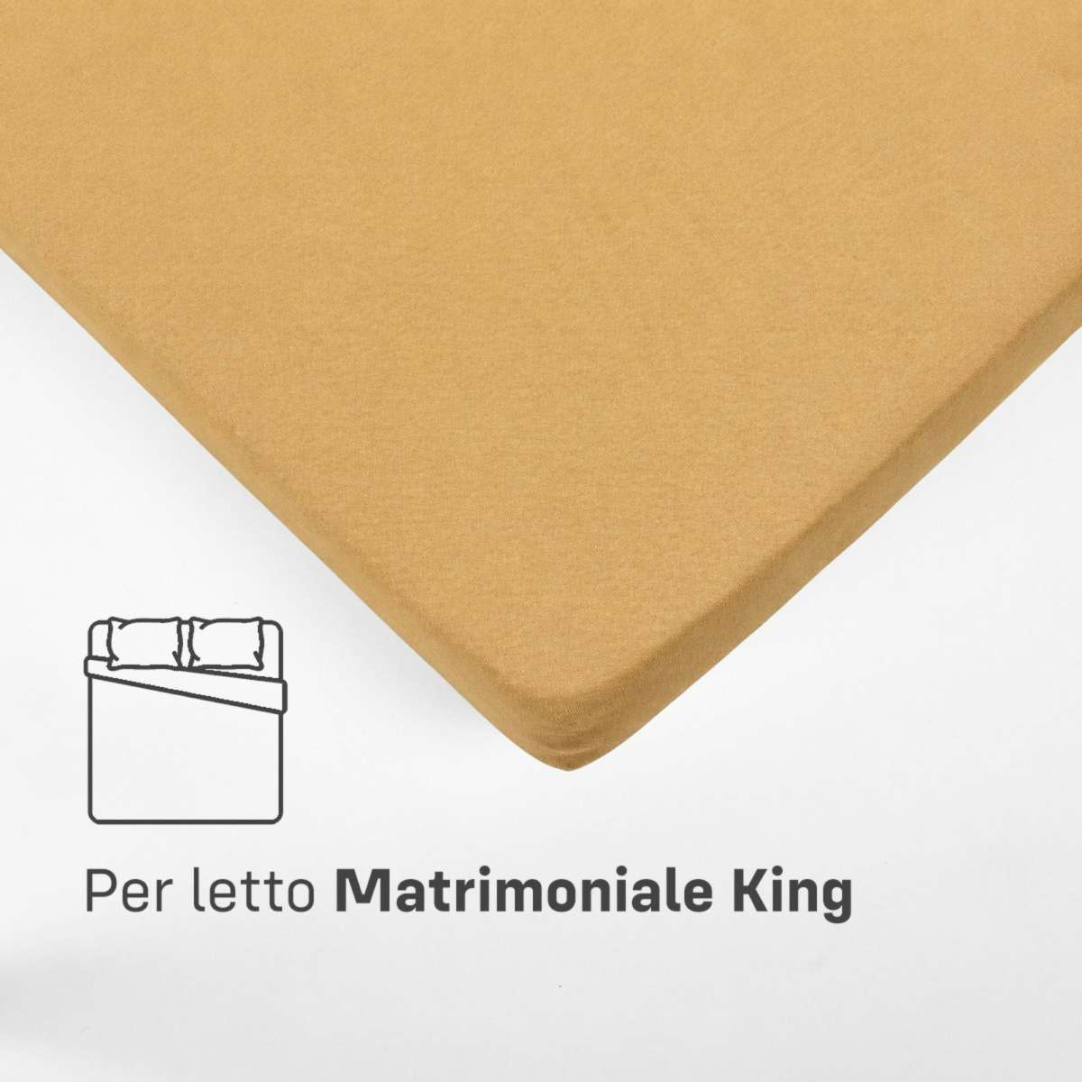 Immagine del prodotto Sotto con Angoli MATRIMONIALE KING in Cotone Jersey Elasticizzato | Pietro Zanetti Home