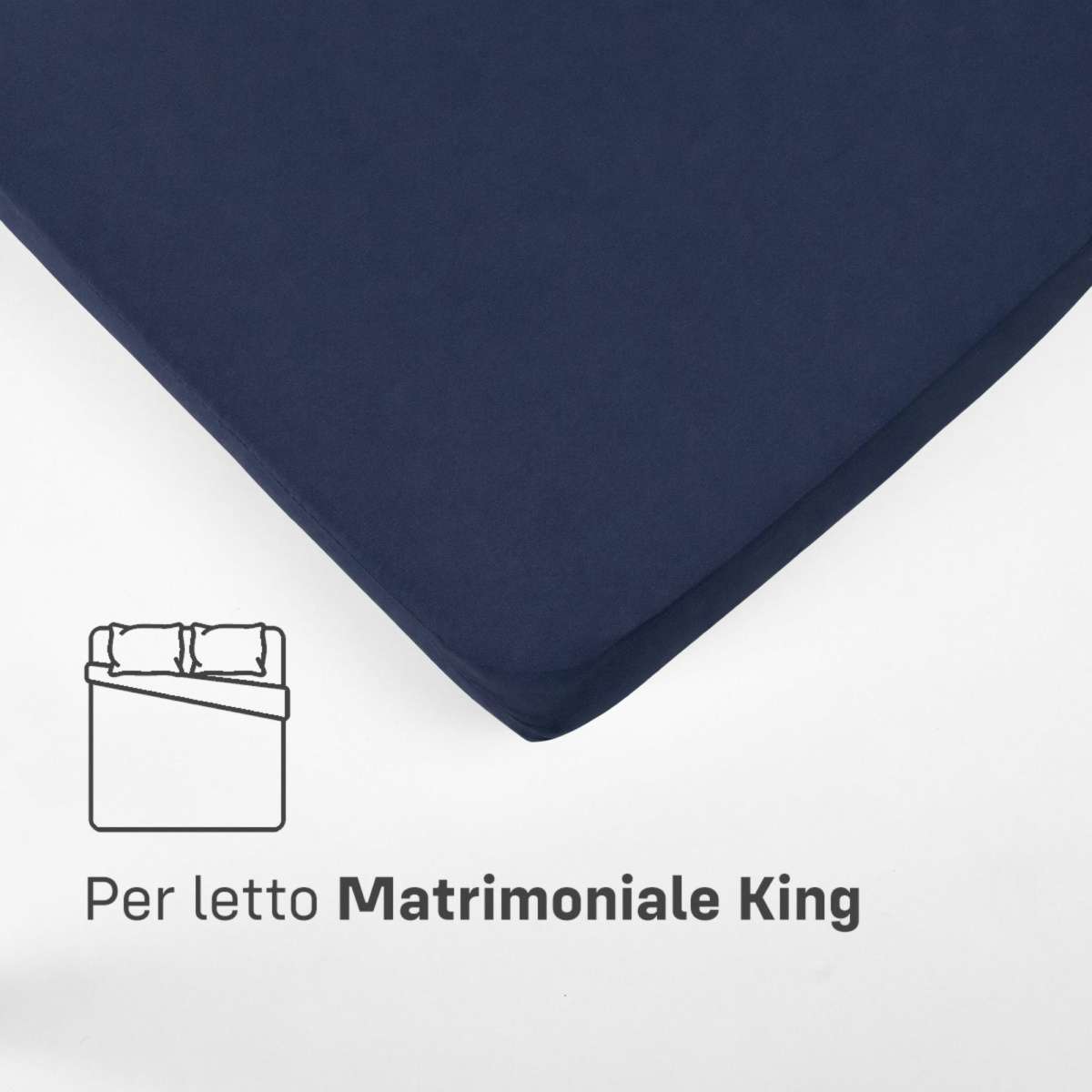 Immagine del prodotto Sotto con Angoli MATRIMONIALE KING in Cotone Jersey Elasticizzato | Pietro Zanetti Home