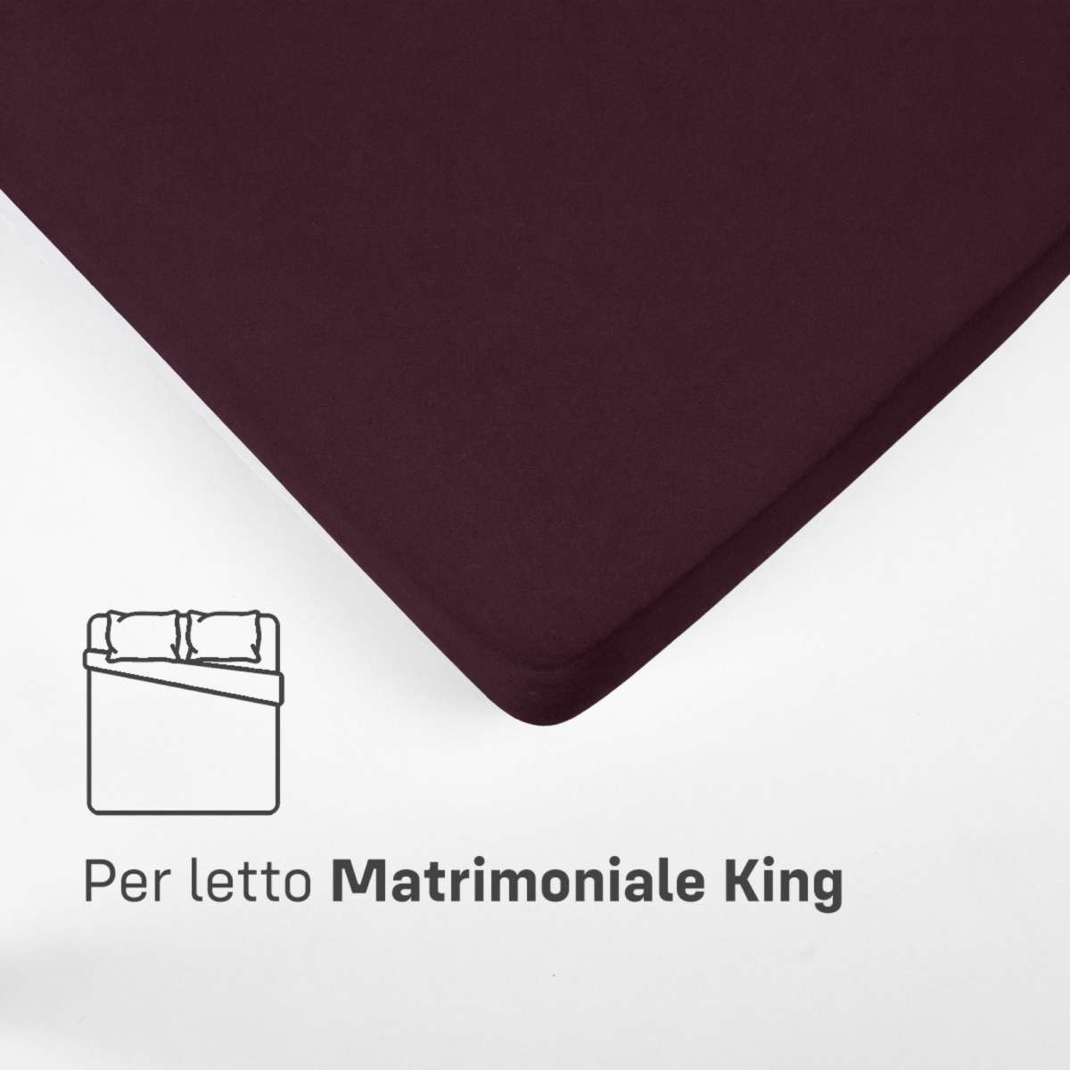 Immagine del prodotto Sotto con Angoli MATRIMONIALE KING in Cotone Jersey Elasticizzato | Pietro Zanetti Home