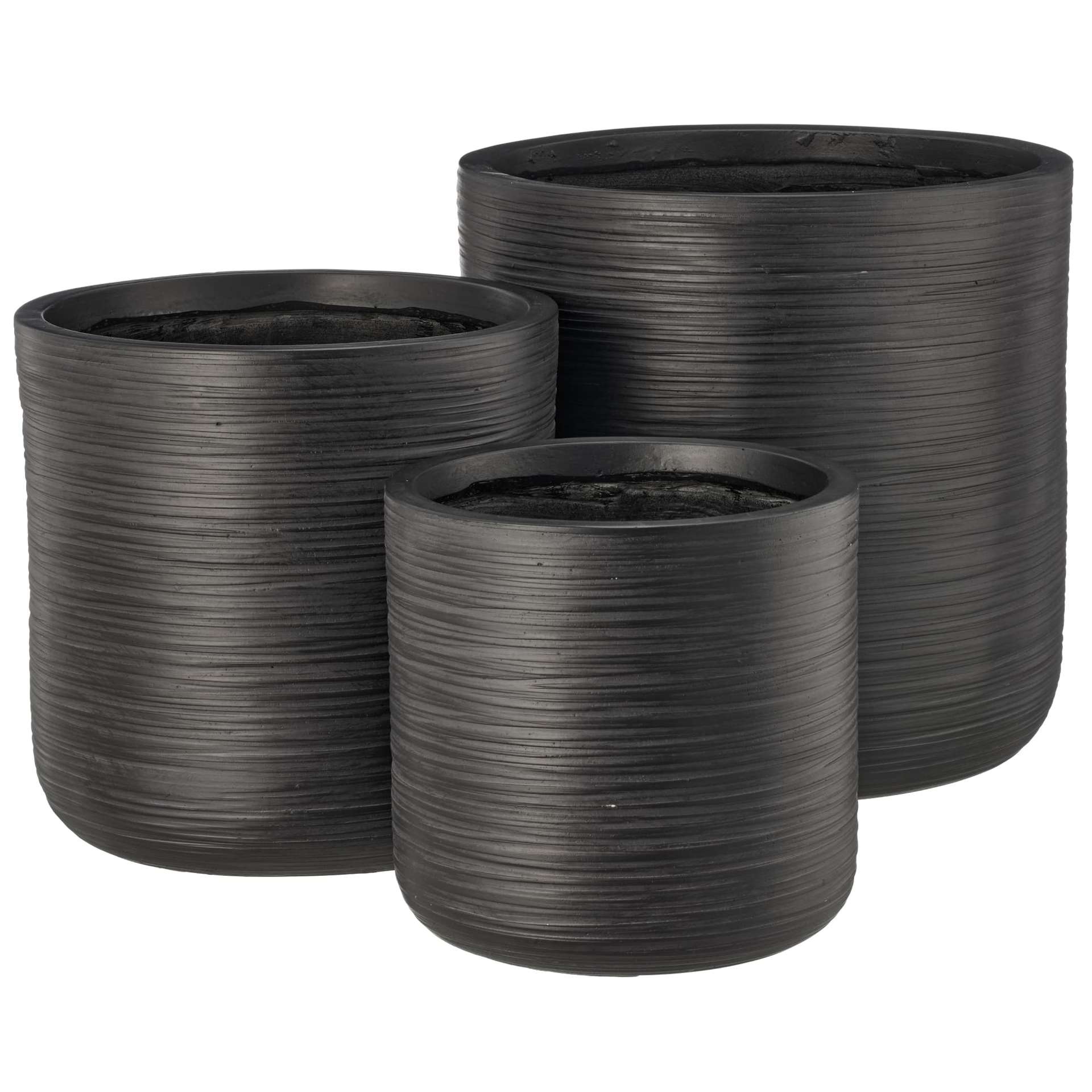Immagine principale di Vaso Straight Nero - 3 Misure | Gasper since 1965