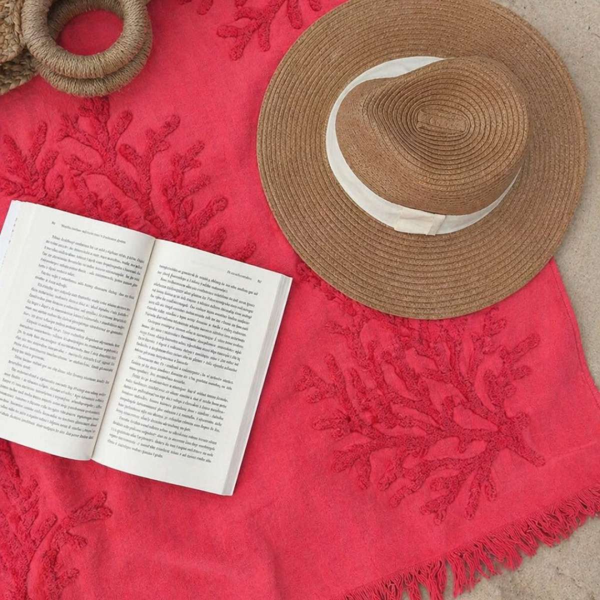 Immagine del prodotto Telo Mare Corallo 100x200 cm in Cotone e Spugna - 4 Colori | Cavalieri Spa