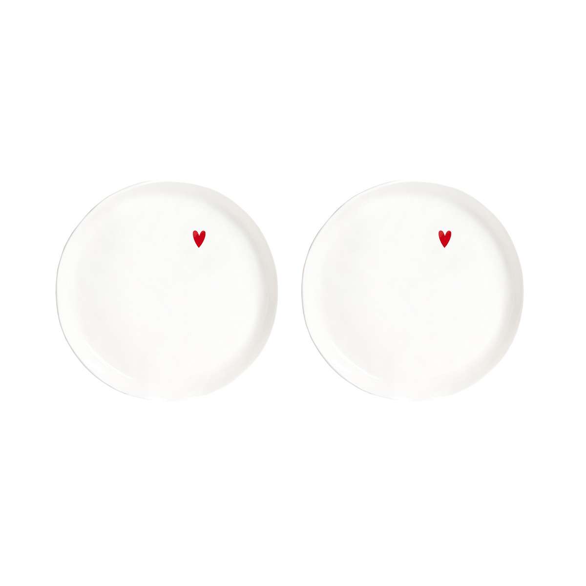 Immagine del prodotto Set 2 Piatti da Dessert Cuore  21cm | Simple Day