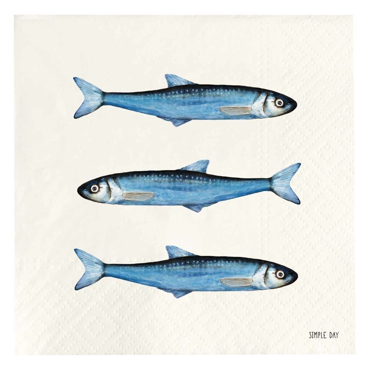 Immagine del prodotto Tovaglioli di Carta Sardine (20pz) 33x33 cm | Simple Day