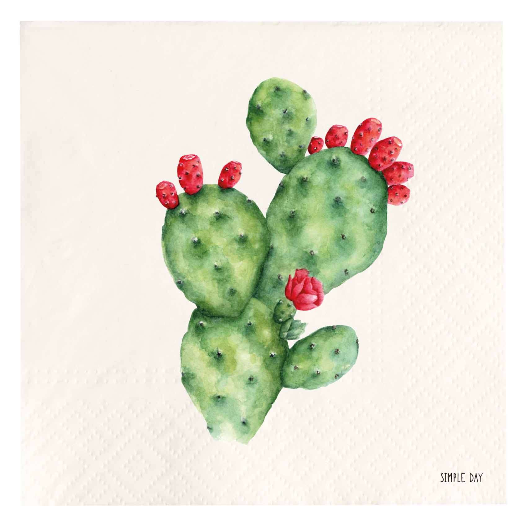 Immagine principale di Tovaglioli di Carta Fico d'India  (20pz) 33x33 cm | Simple Day