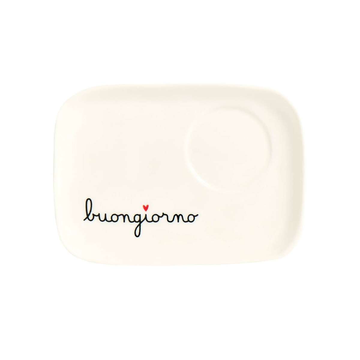 Immagine del prodotto Set 2 Piattini Espresso Buongiorno 14,5x10 cm | Simple Day