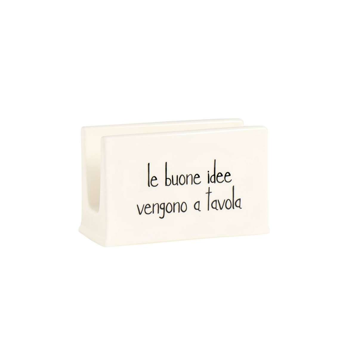 Immagine del prodotto Portatovaglioli Le Buone Idee Vengono a Tavola 12.8x13.2x8.2 cm | Simple Day