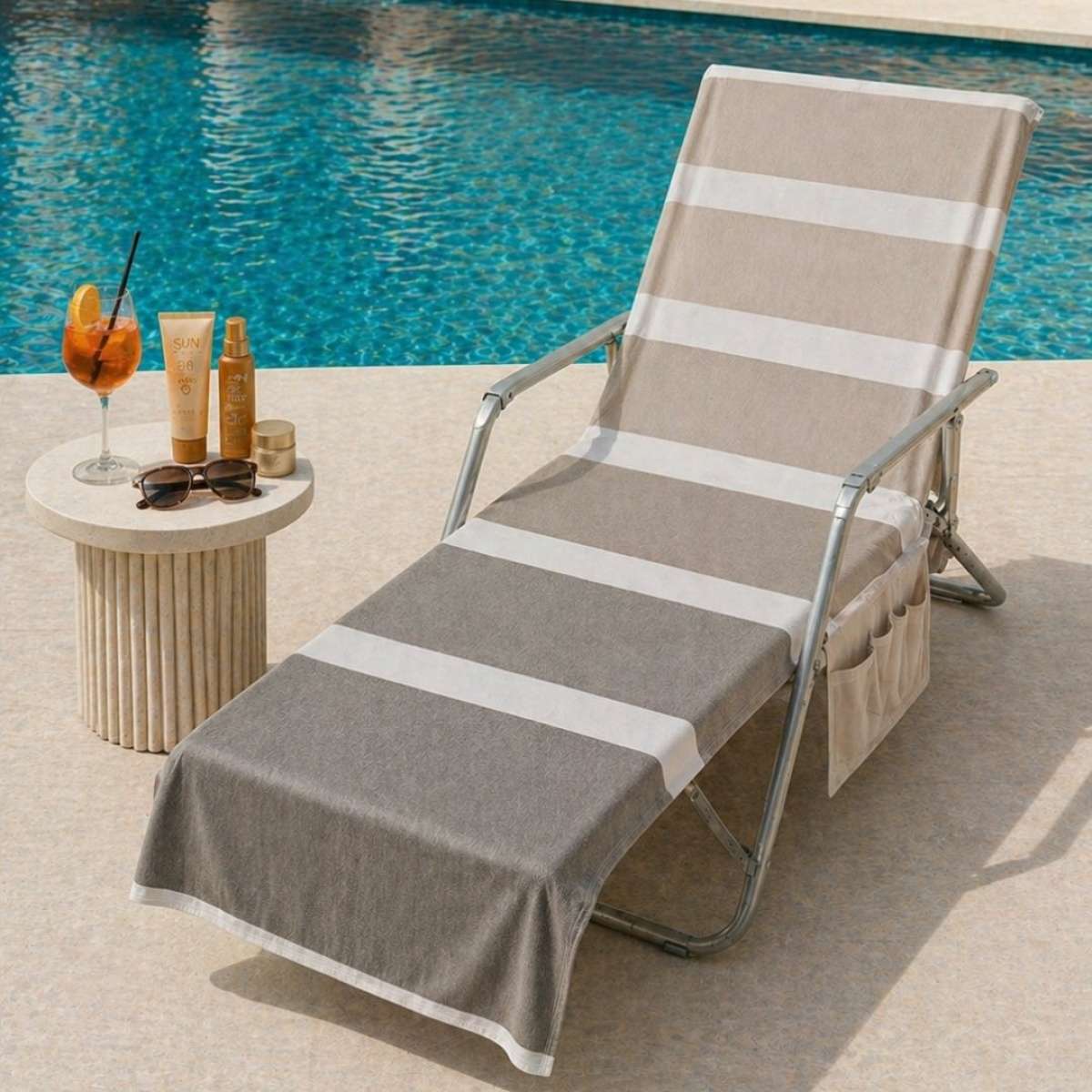 Immagine del prodotto Telo Mare per Lettino Bora Bora 70x190 cm in Cotone e Spugna - 3 Colori | Cavalieri Spa