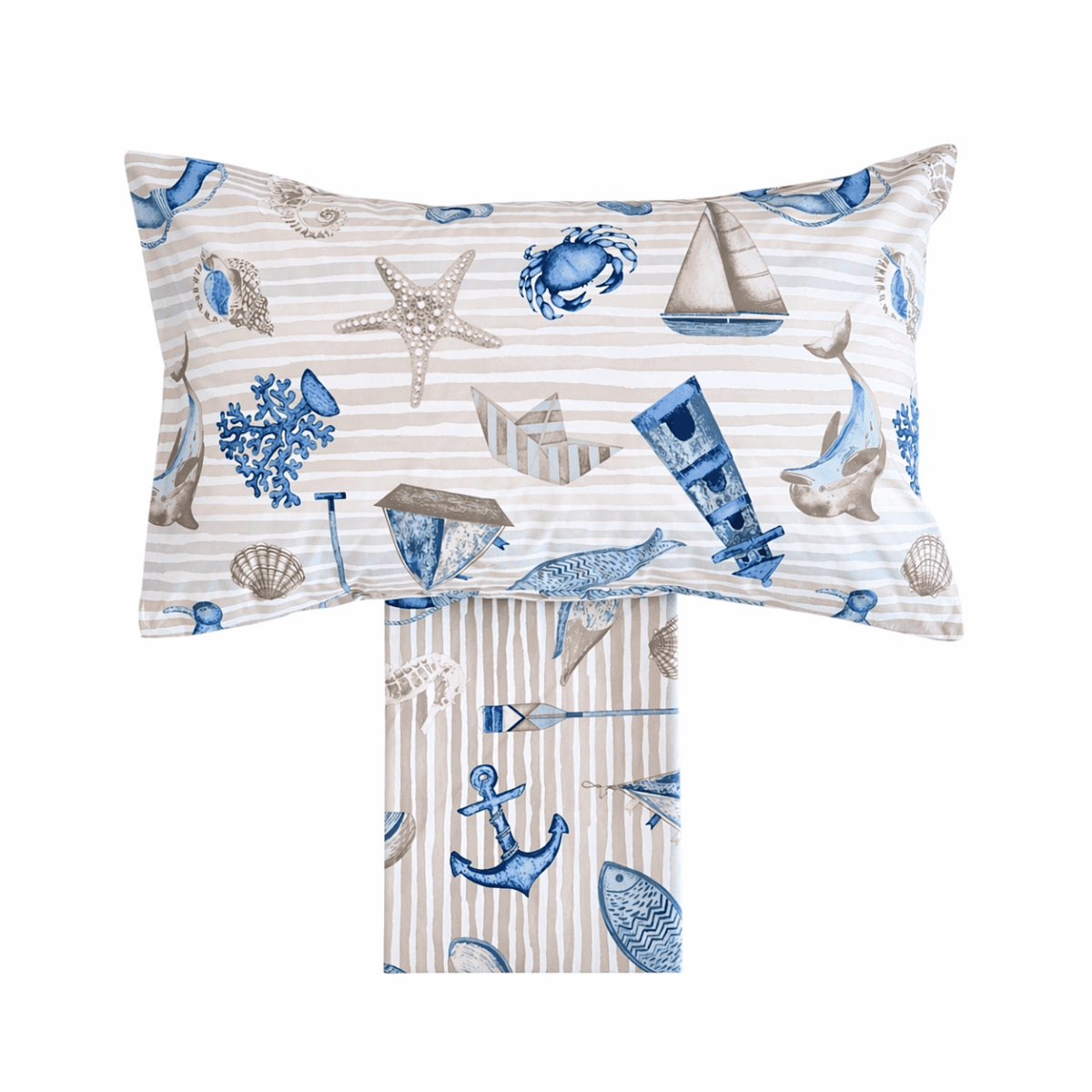 Immagine del prodotto Copripiumino Una Piazza e Mezza Mare in 100% Cotone - 2 Colori | Pietro Zanetti Home