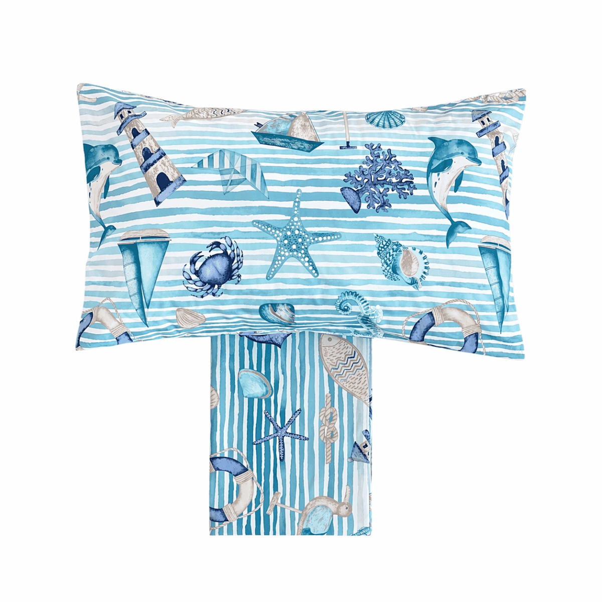 Immagine del prodotto Copripiumino Matrimoniale Mare in 100% Cotone - 2 Colori | Pietro Zanetti Home