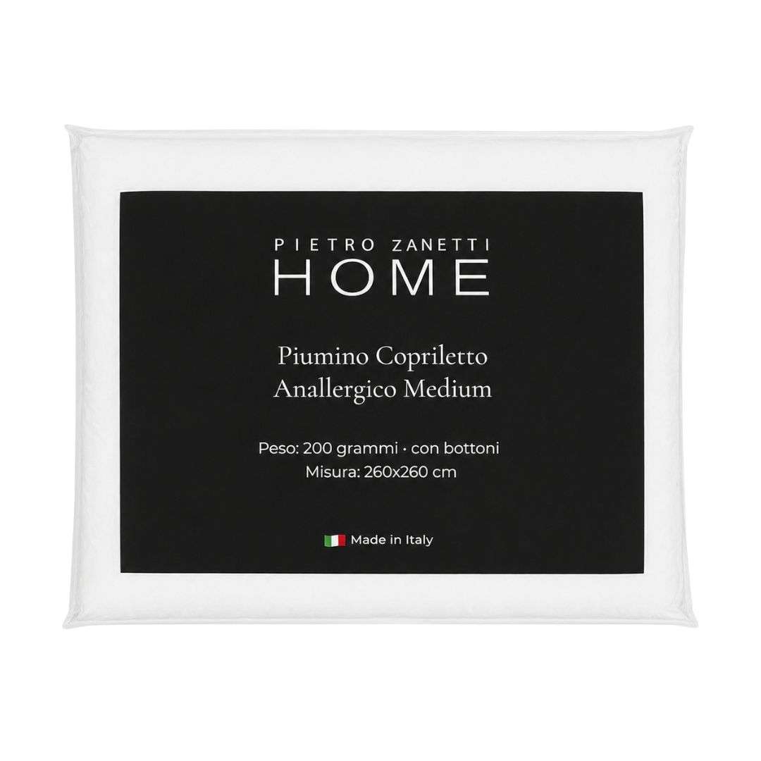 Immagine principale di Piumino Copriletto 260x260 Medium Maxi Lovely | Pietro Zanetti Home