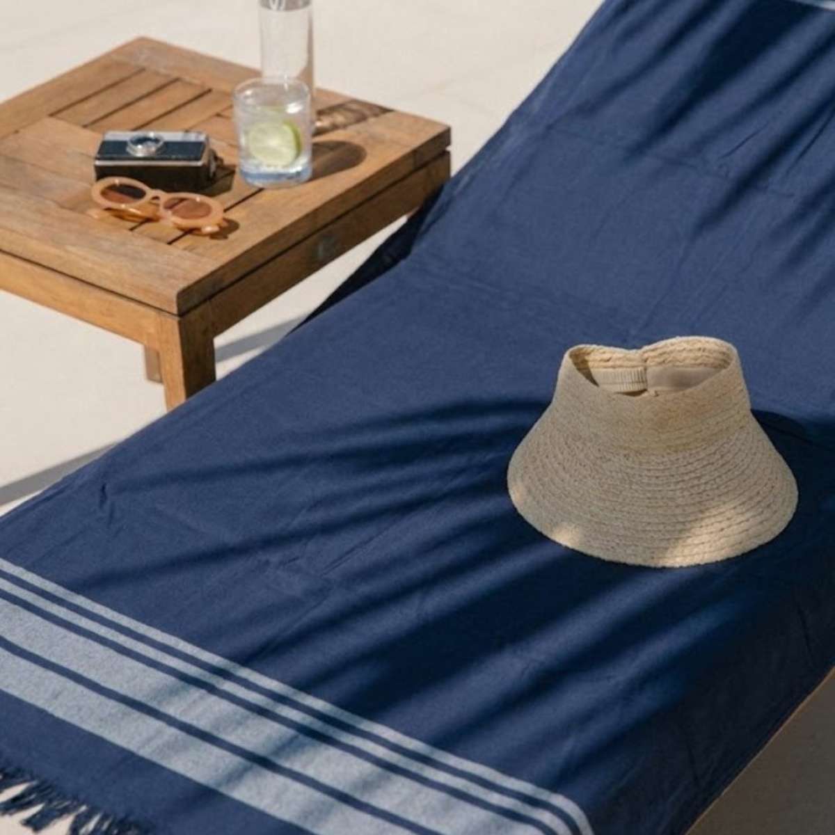 Immagine del prodotto Telo Mare Fouta Paraggi con Frange 100x200 cm in Cotone e Spugna - 4 Colori | Cavalieri Spa