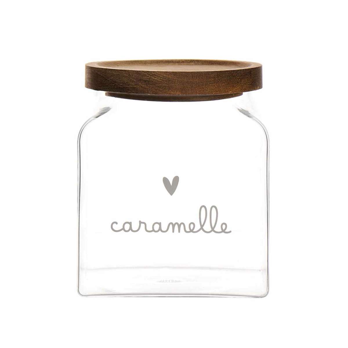 Immagine del prodotto Barattolo in Vetro con Tappo in Legno Acacia "Caramelle" | Simple Day