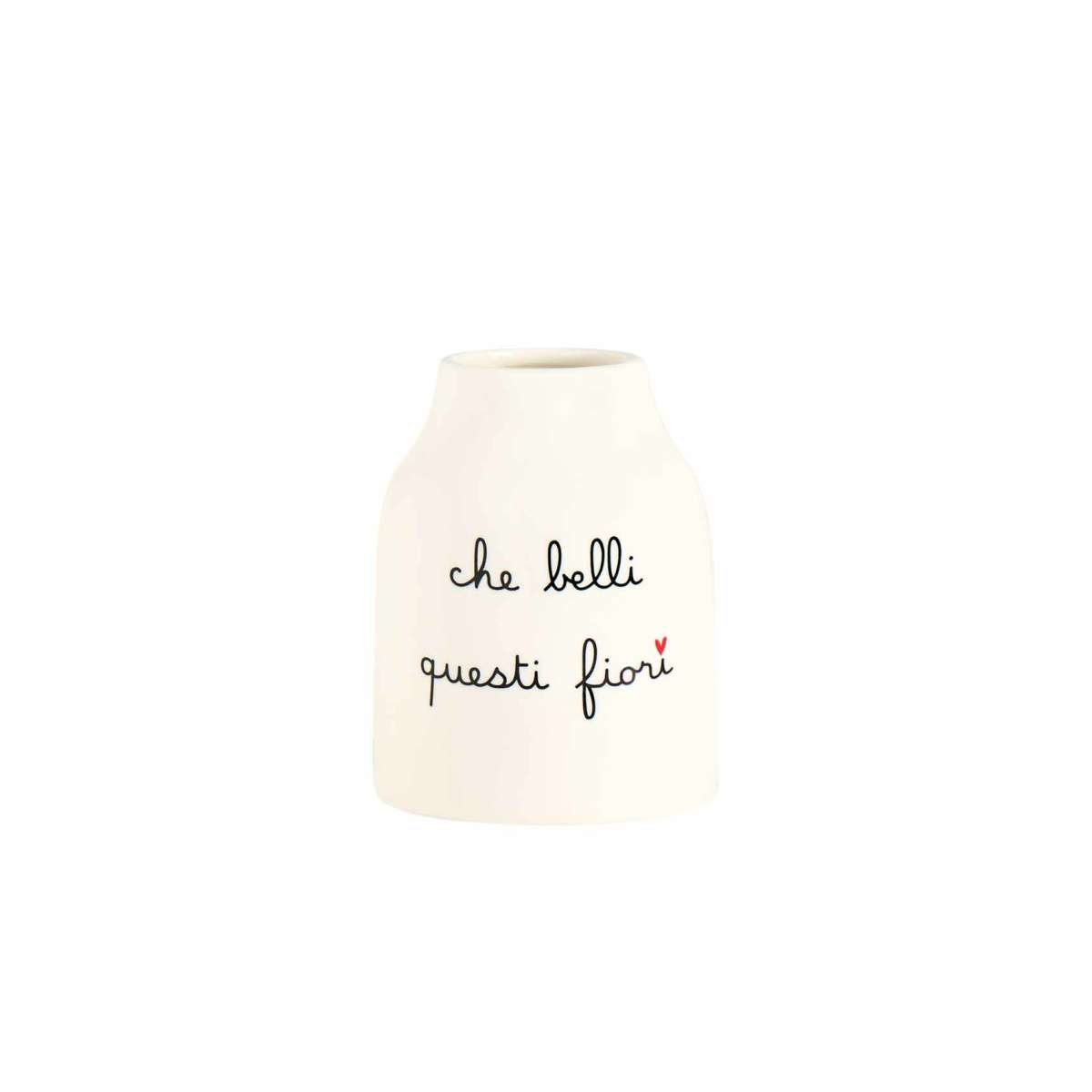 Immagine del prodotto Vaso in Ceramica Che Belli Questi Fiori 10 x h13 cm S | Simple Day