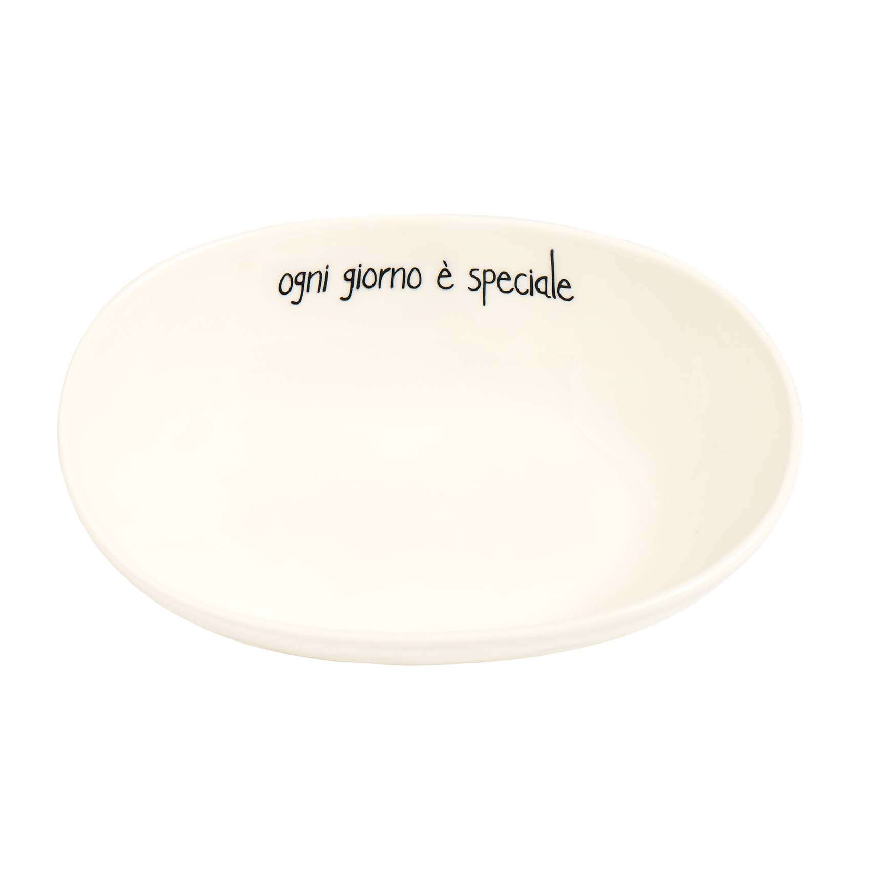 Immagine principale di Ciotola Ovale 20 cm Ogni Giorno E' Speciale | Simple Day