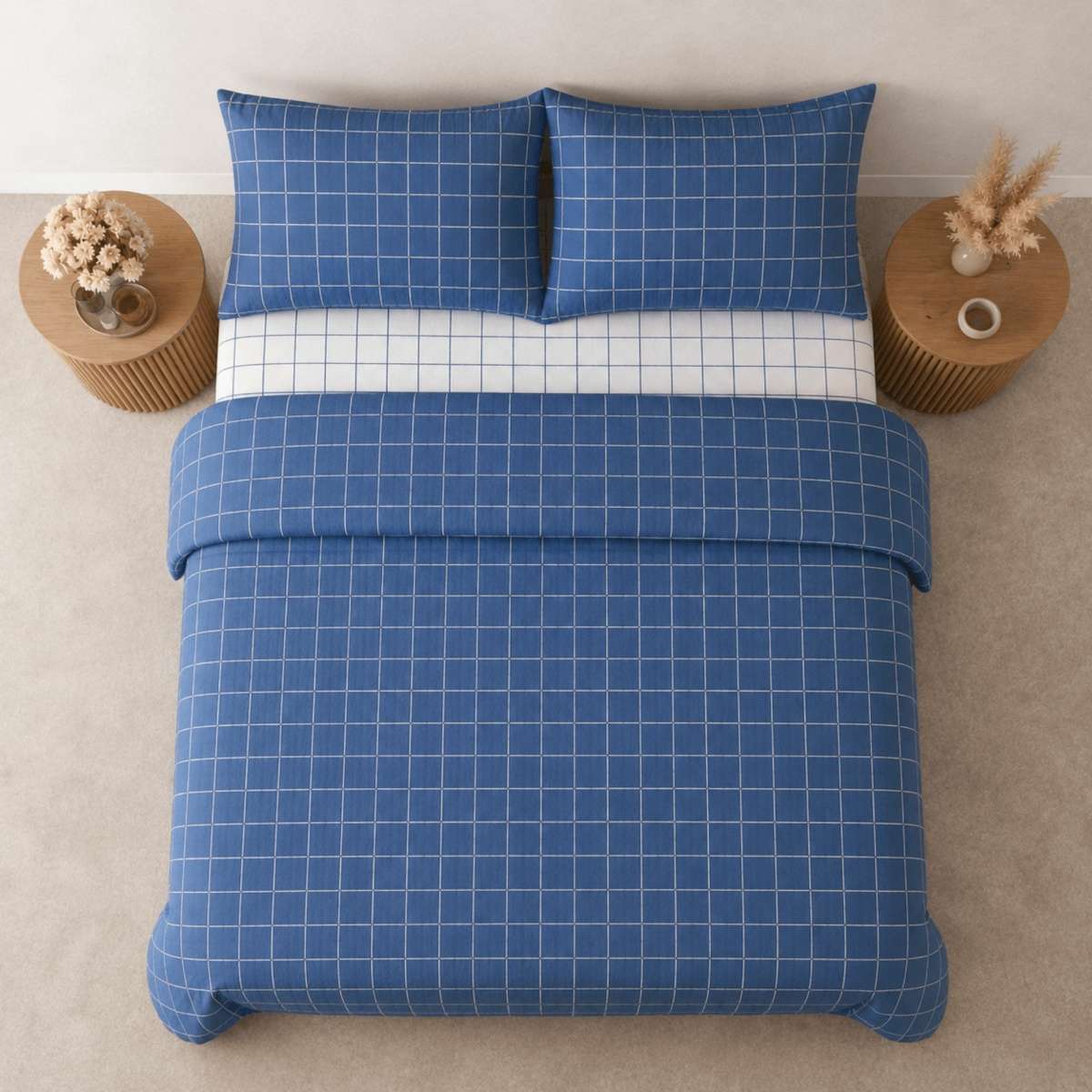Immagine del prodotto Completo Letto Singolo Copriletto Milk 2647 - 4 Colori | Cogal