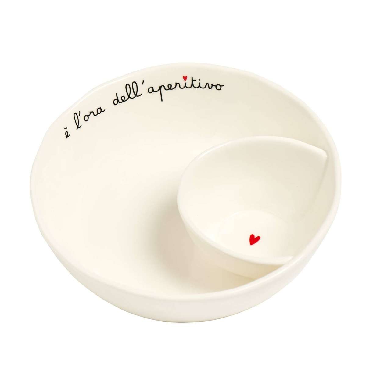 Immagine del prodotto Ciotola Aperitivo 20 cm "E' L'ora dell' Aperitivo" | Simple Day