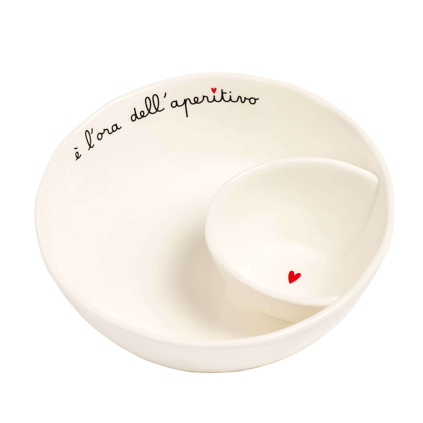 Immagine principale di Ciotola Aperitivo 20 cm "E' L'ora dell' Aperitivo" | Simple Day