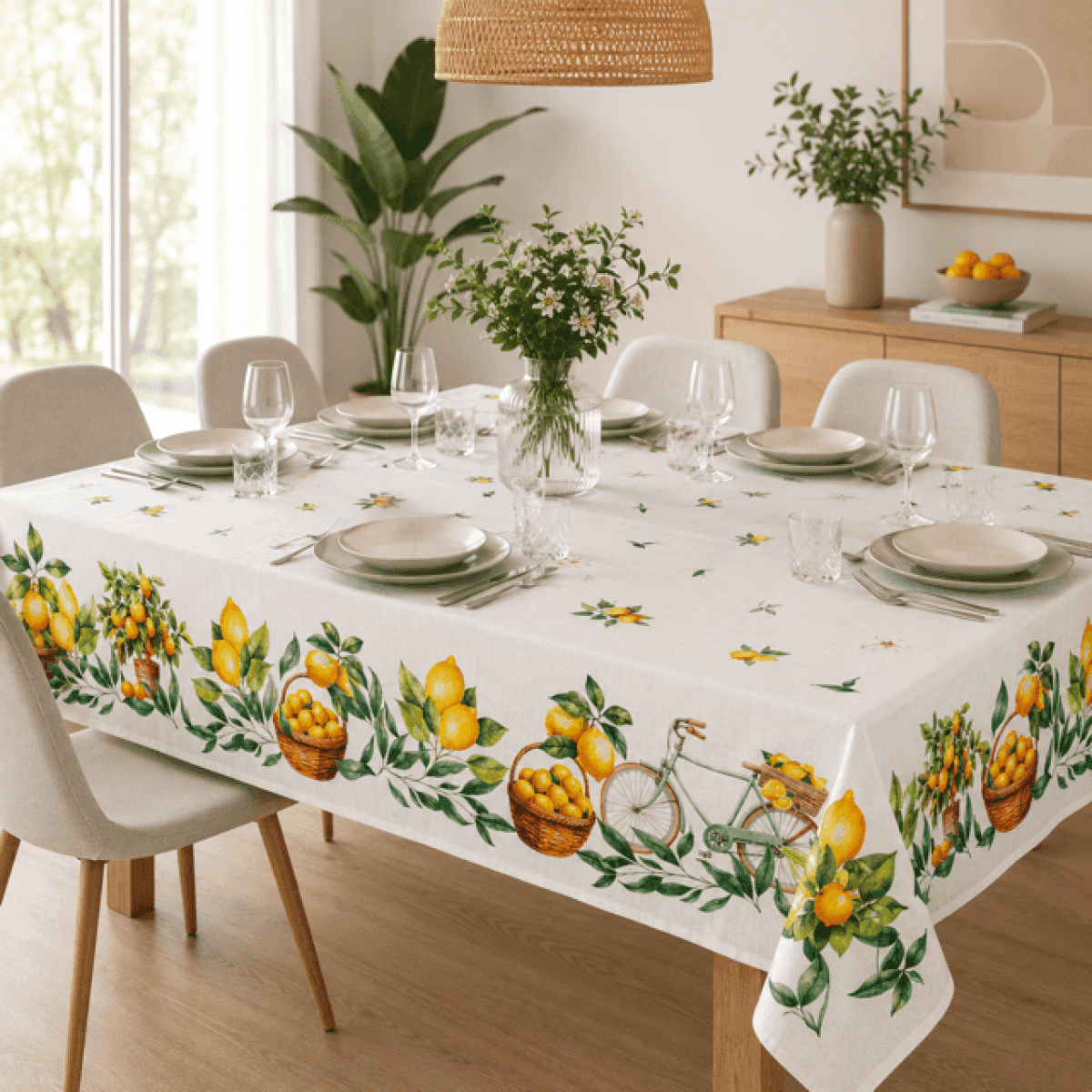 Immagine del prodotto Tovaglia Rettangolare Antimacchia Limon - 2 Misure | Pietro Zanetti Home