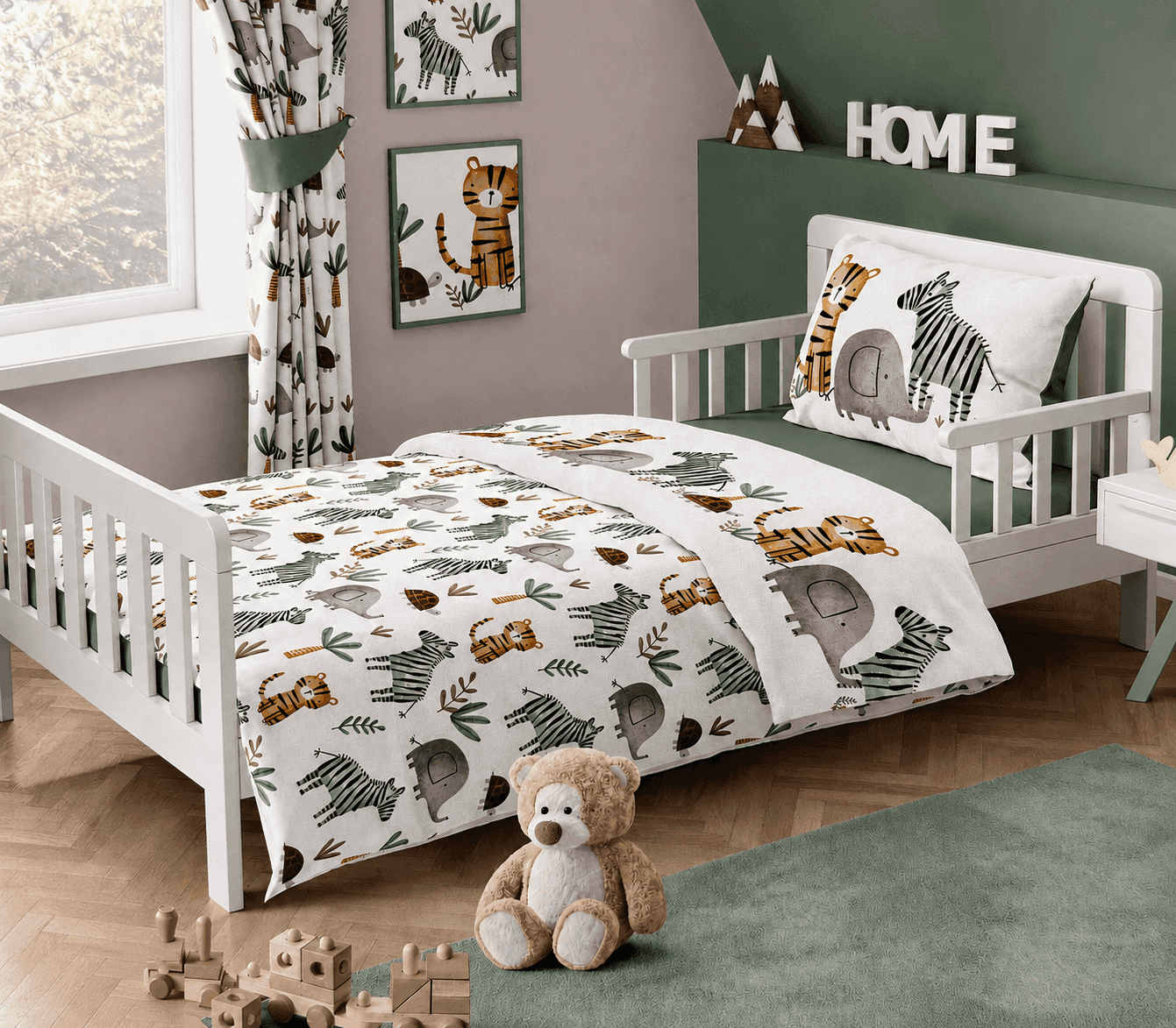 Immagine principale di Completo Letto Singolo Baby Dream Zebre in 100% Cotone | Daunex