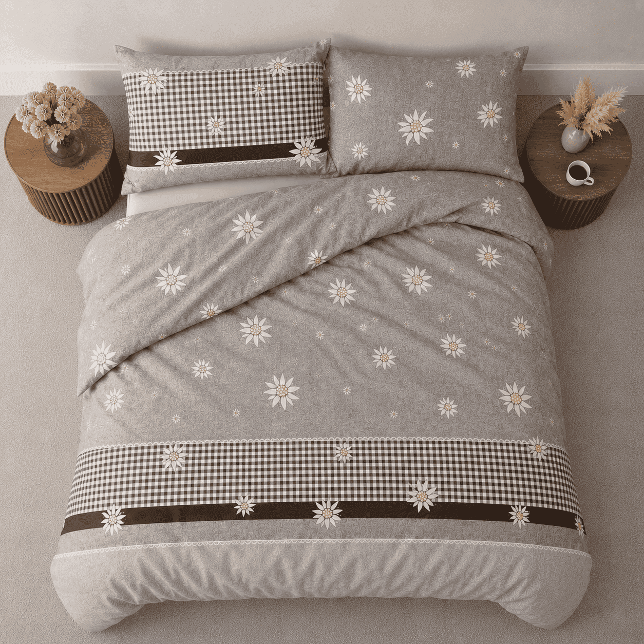 Immagine principale di Copripiumino Singolo Davos in 100% Cotone Daunex - 2 Colori | Daunex