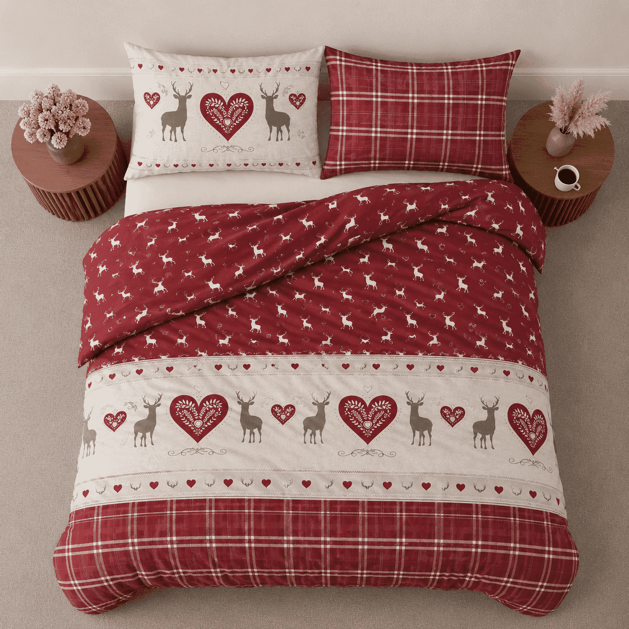 Immagine principale di Copripiumino Matrimoniale Grenoble in 100% Cotone Daunex - 3 Colori | Daunex