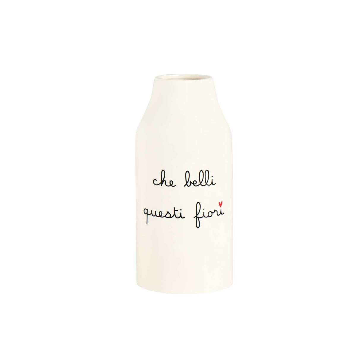 Immagine del prodotto Vaso in Ceramica Che Belli Questi Fiori 8,5 x h19 cm M | Simple Day