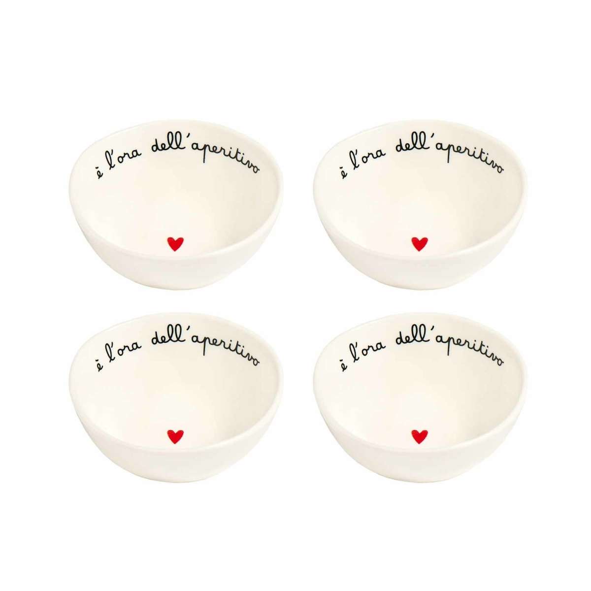Immagine del prodotto Set 4 Ciotoline "E' L' ora dell'Aperitivo" | Simple Day