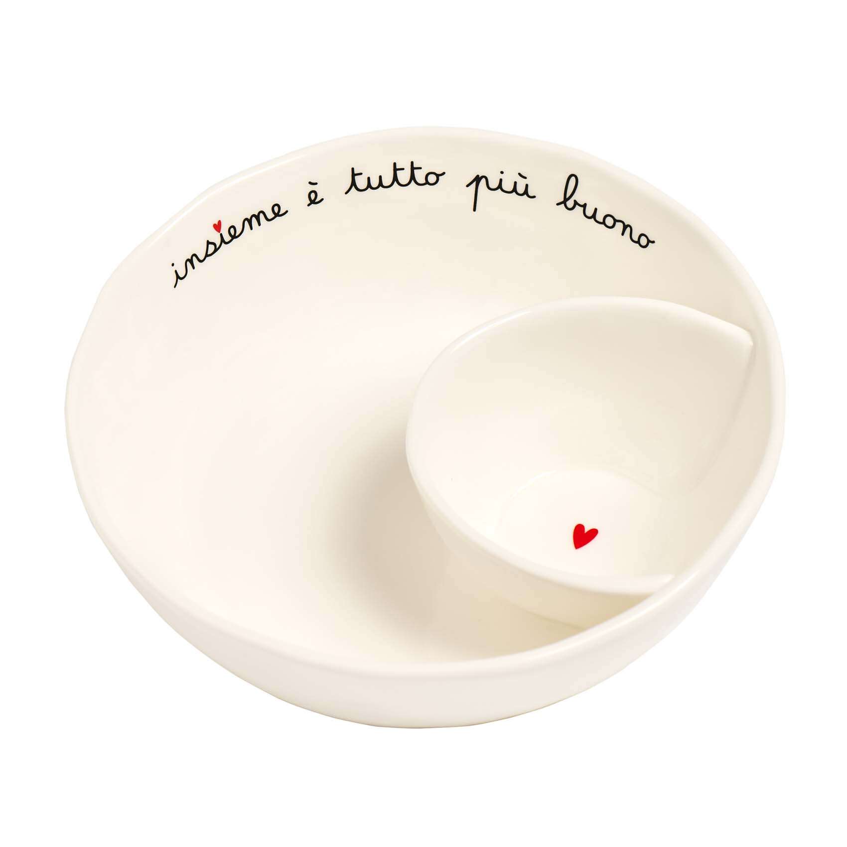 Immagine principale di Ciotola Aperitivo 20 cm "Insieme è Tutto Più Buono" | Simple Day