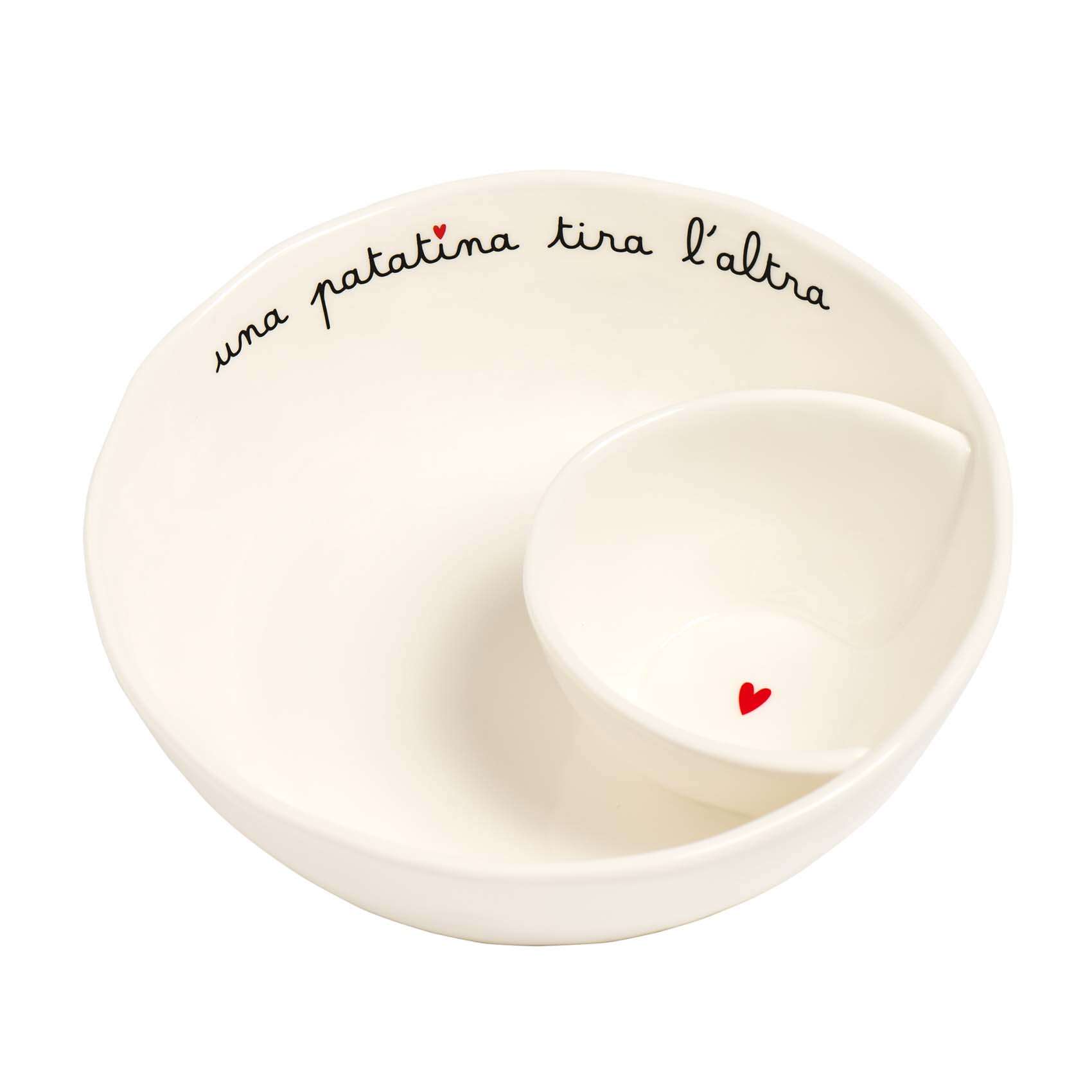 Immagine principale di Ciotola Aperitivo 20 cm "Una Patatina Tira L' altra" | Simple Day