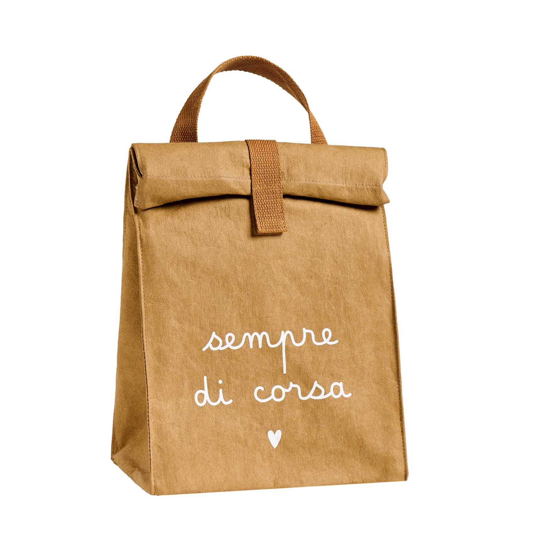 Immagine principale di Porta Pranzo in fibra di cellulosa  "Sempre di Corsa" | Simple Day