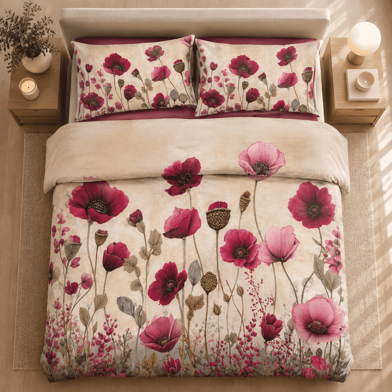 Immagine principale di Parure Copripiumino Matrimoniale Fleur In Cotone | Pietro Zanetti Home