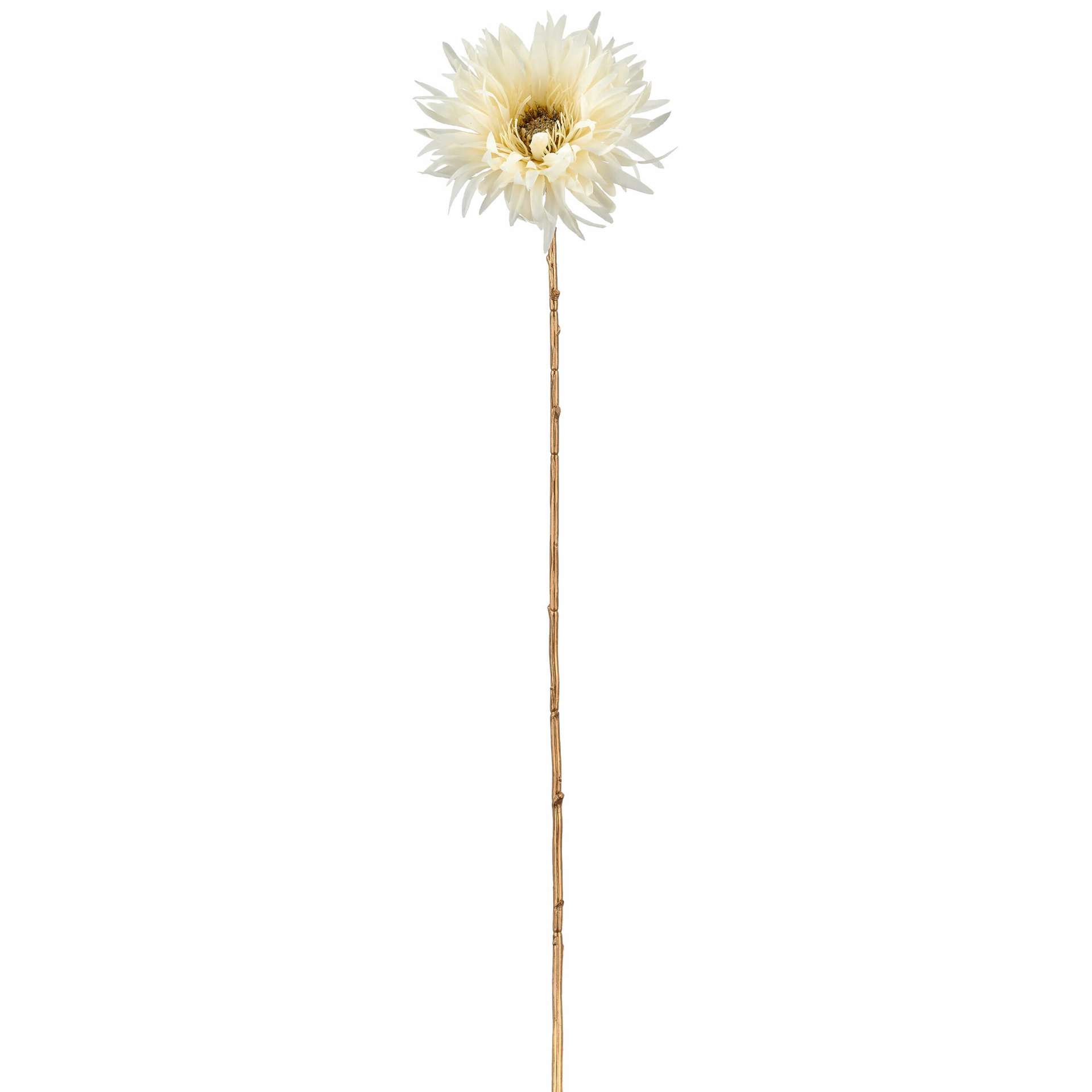 Immagine principale di Gerbera Artificiale Natural White h 63 cm | Gasper since 1965