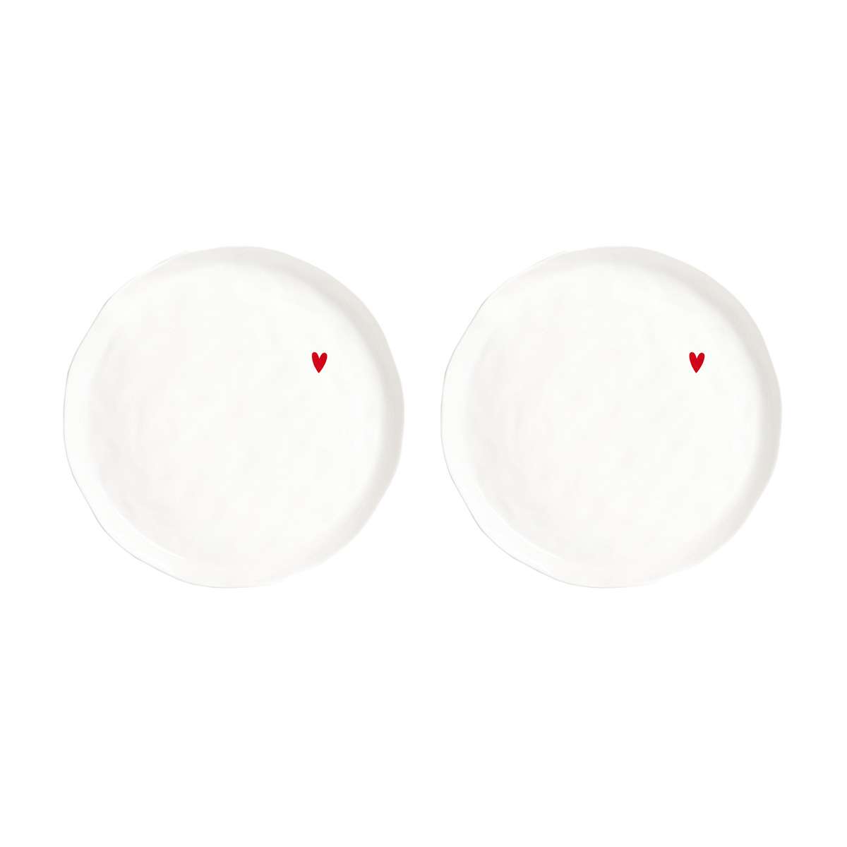 Immagine del prodotto Set 2 Piatti Piani Cuore  27cm | Simple Day