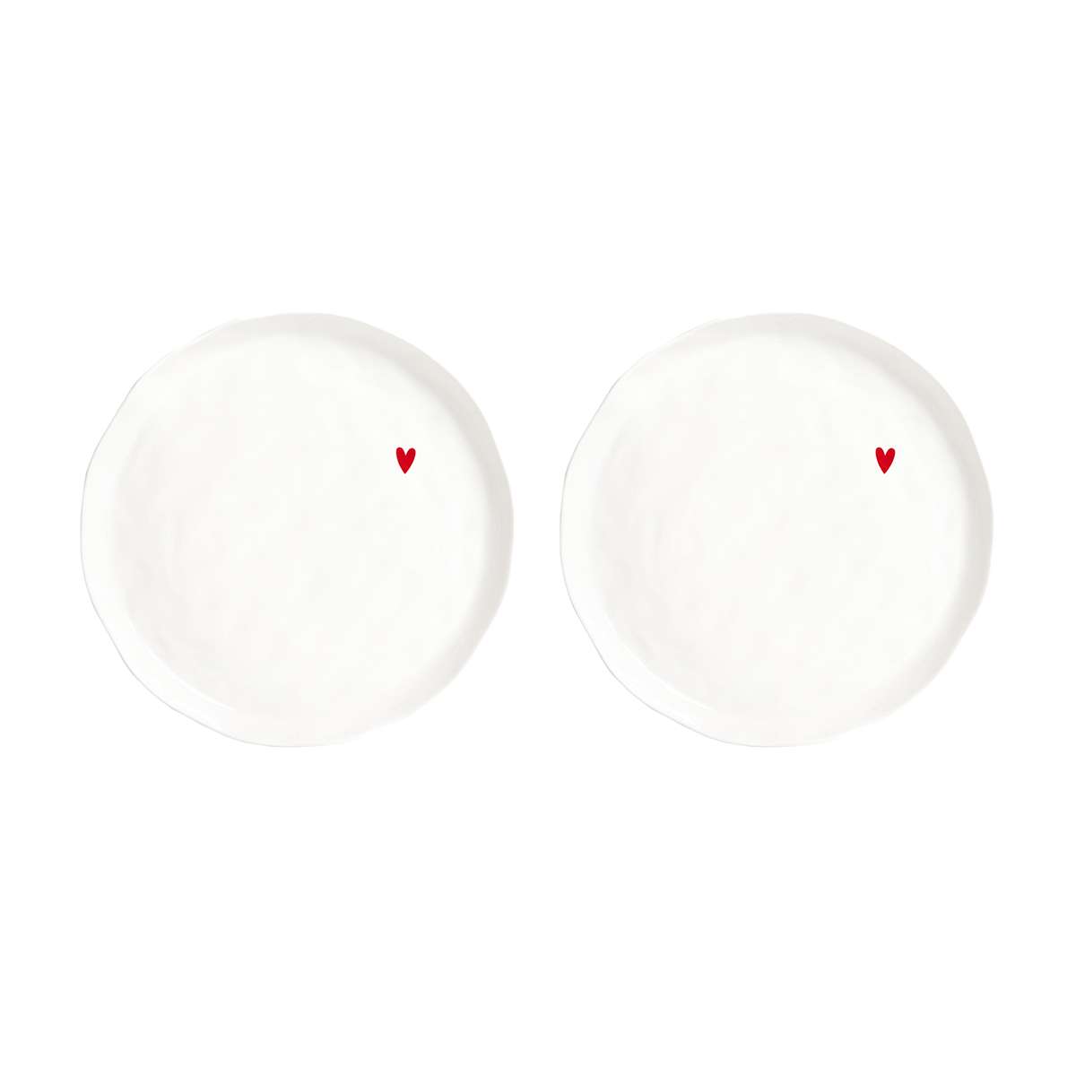Immagine principale di Set 2 Piatti Piani Cuore  27cm | Simple Day