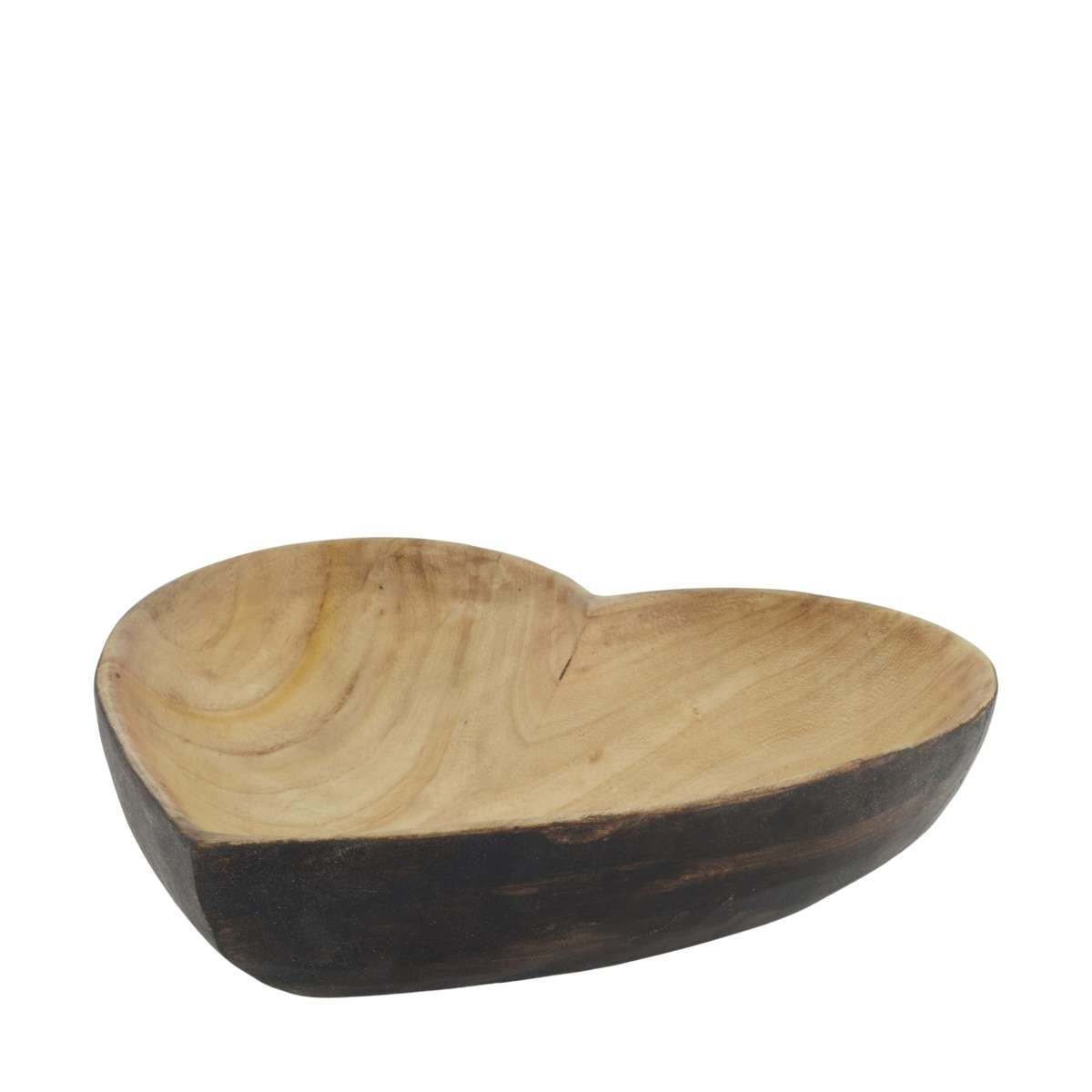Immagine del prodotto Ciotola Cuore Brown in legno di Paulownia 33x30x8 cm | Dijk Natural Collections