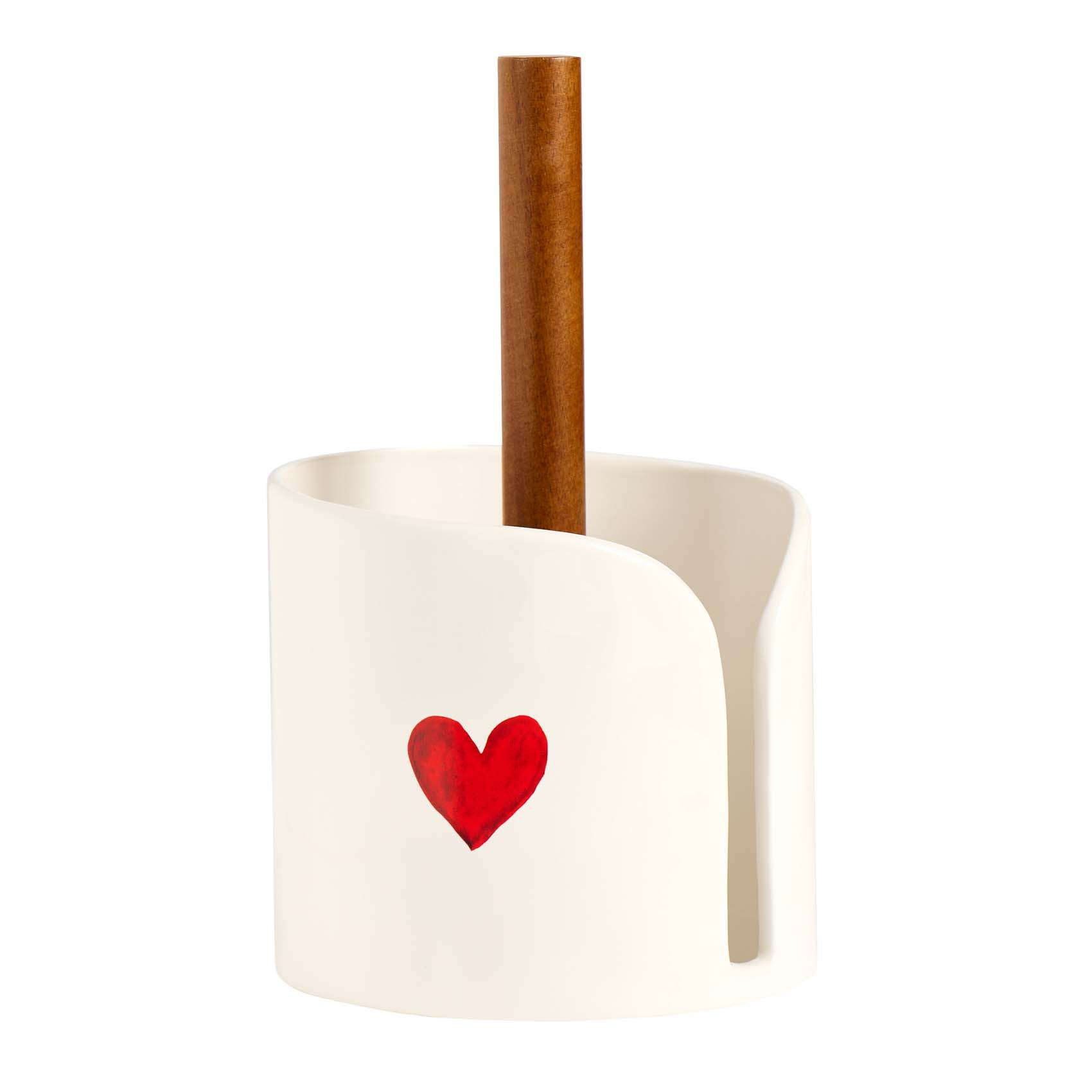 Immagine principale di Porta Rotolo Cuore Rosso | Simple Day