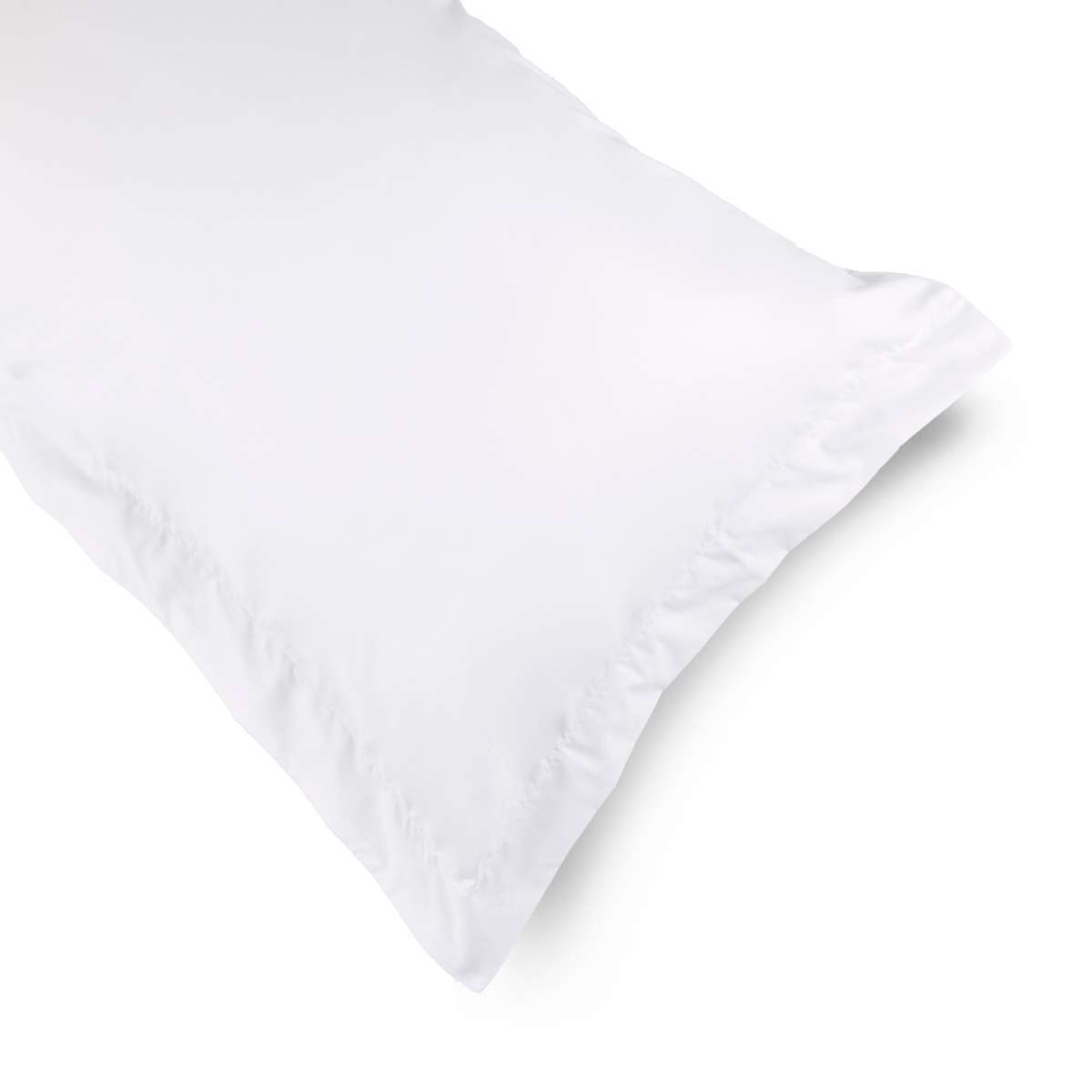 Immagine variante Bianco - Coppia Federe Cuscini Letto Lara Con Volani in 100% Cotone - 18 Colori | Cavalieri Spa