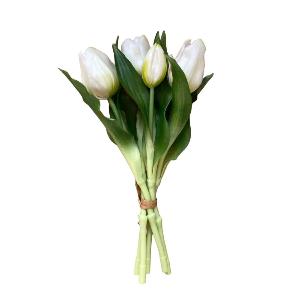 Immagine variante Bianco - Mazzo Artificiale di Tulipani Olis h 28 cm - 7 Colori | EDG Enzo De Gasperi
