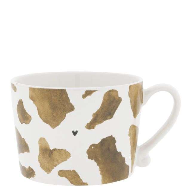 Immagine principale di Mug in Ceramica Bianca Cow Brown | Bastion Collections