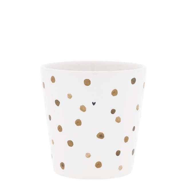 Immagine principale di Tazza Bicchiere in Ceramica Pois Brown | Bastion Collections