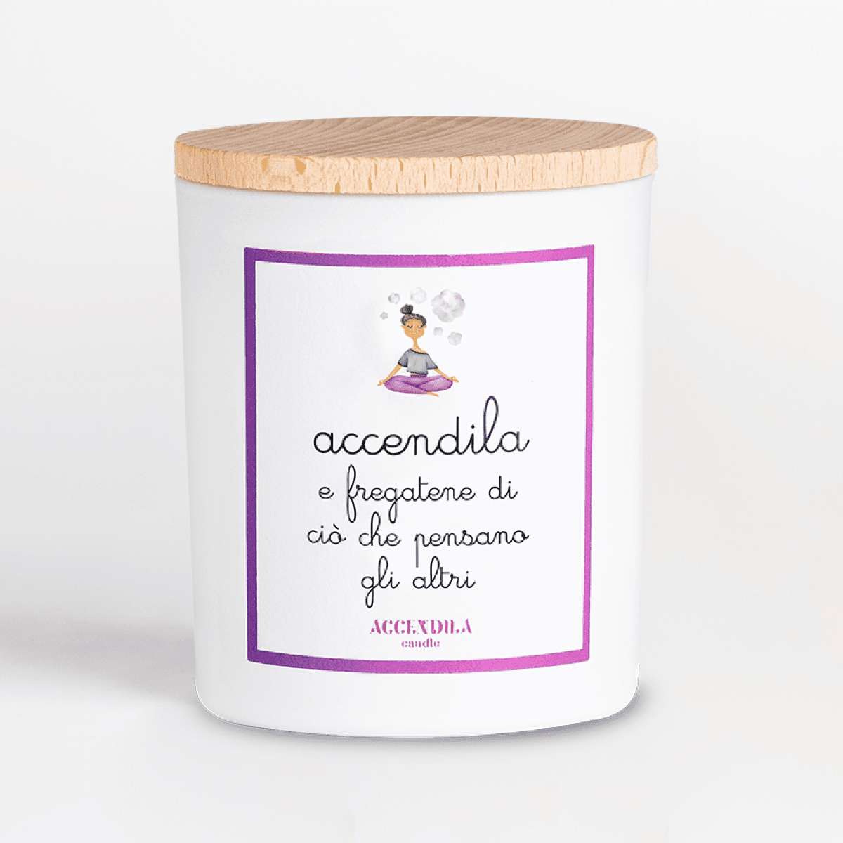 Immagine del prodotto Candela Accendila - E Fregatene | Accendila Candle