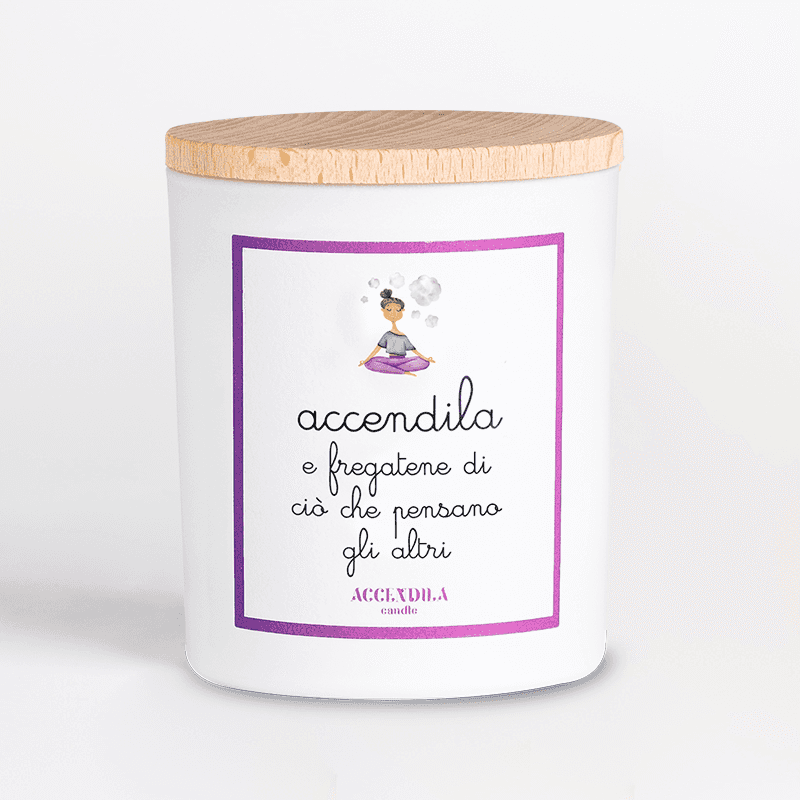 Immagine principale di Candela Accendila - E Fregatene | Accendila Candle