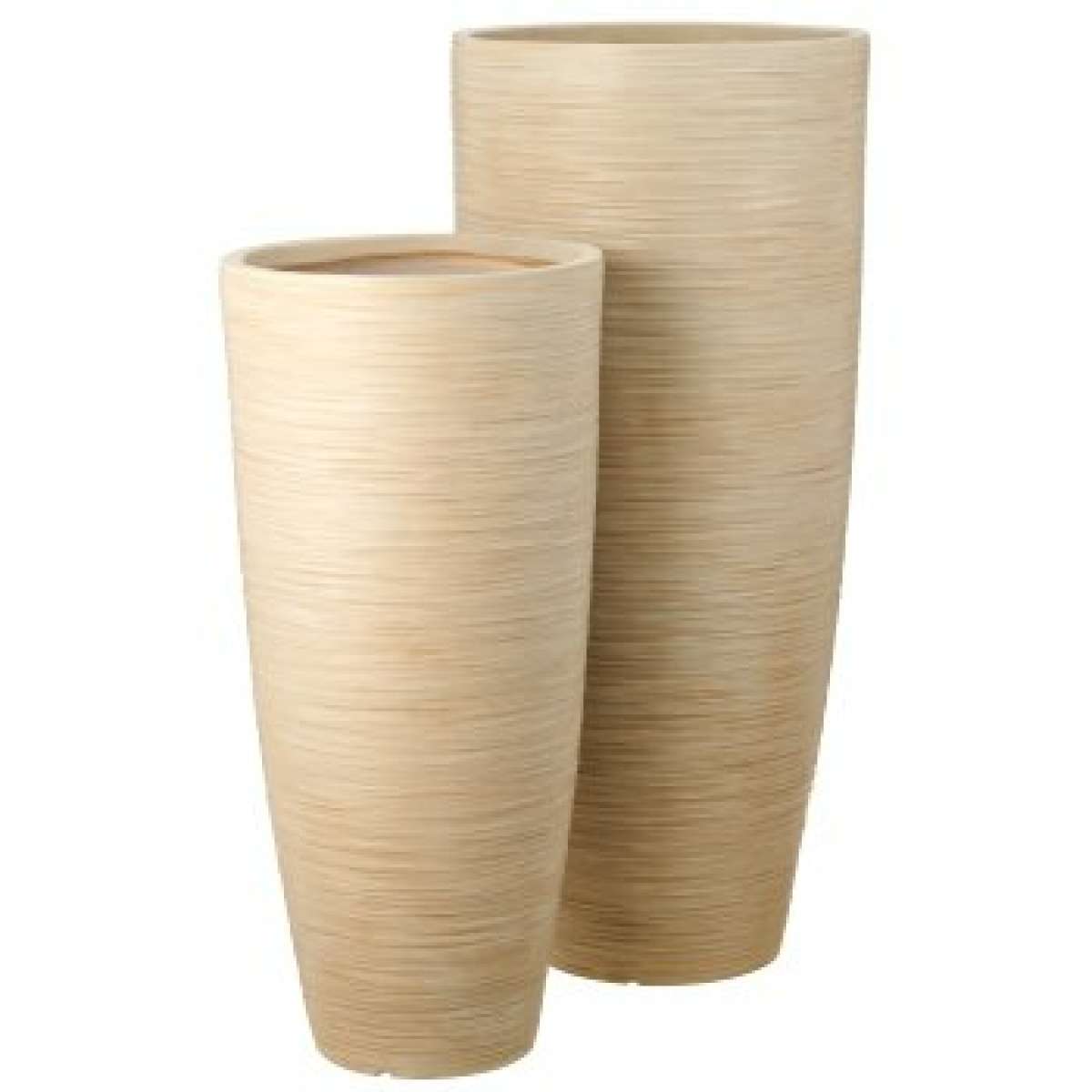 Immagine del prodotto Vaso Fibre Groove Avorio - 2 Misure | Gasper since 1965