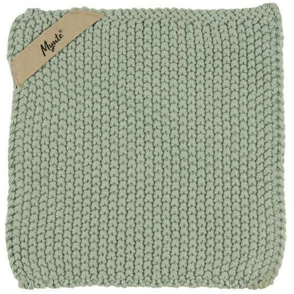 Immagine variante Verde - Presina Singola Mynte in Cotone lavorata a Maglia (5 colori) | IB Laursen